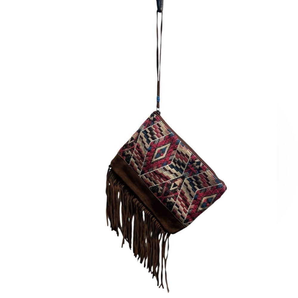 American Eagle Outfitters Aztec Fringe Wristlet